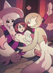 [Wolfrad Senpai] Pokephilia_ Oleana vs Gloria-hentai-furry-comic